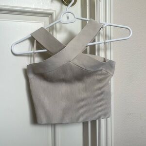 Criss cross neck women’s top